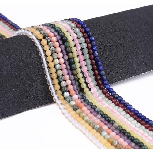 Wholesale Multisize Multistyle Natural Stone Beads Rose Quartzs Amethysts Agates Beads for Jewelry Making Beadwork DIY Bracelets