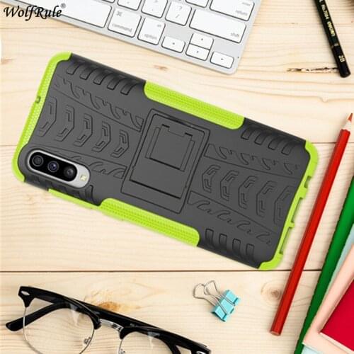 For Cover Samsung Galaxy A70 Case TPU & PC Stand Armor Bumper Phone Case For Samsung Galaxy A70 Cover For Samsung A70 A705 6.7