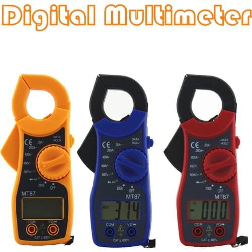 Digital Portable Mini LED Handheld Multimeter AC/DC Voltage Tester Current Resistance Multi Clamp Meter Tools