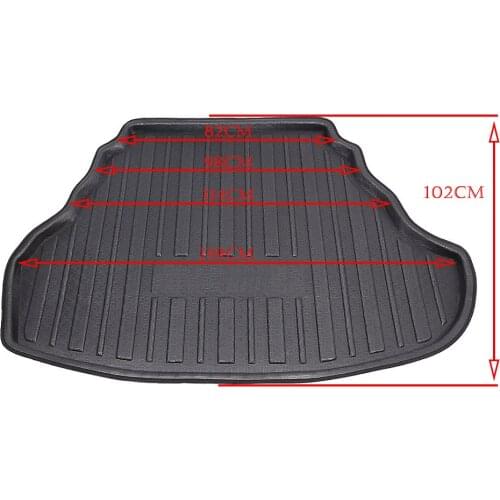 For Toyota Camry Rear Trunk Cargo Liner Boot Mat Floor Tray Car Mud Protector Cover 2012 2013 2014 2015 2016