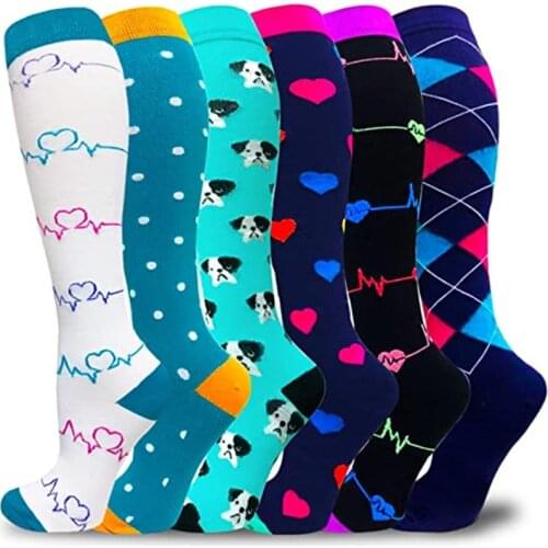 Dropship Multi Pairs Compression Socks Wholesales Football Socks Soccer Nurses Golfs Tube Outdoor Sports Running Fitness Socks