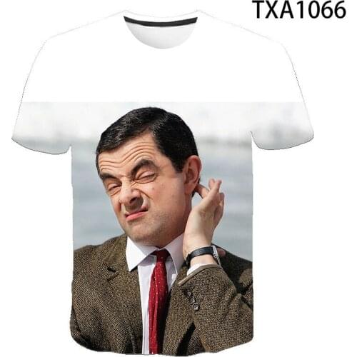 Johnny English Strikes Again Movie 2020 Men Women Children 3D T-Shirt Summer Short Sleeve Funny Mr Bean Tops Boy Girl Kids Tee
