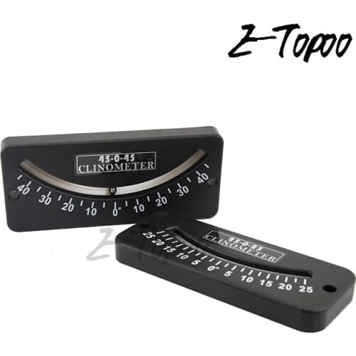 25-0-25 Inclinometer and Tilt Gauge 45-0-45 Glass Tube Inclinometer slope protractor angle meter