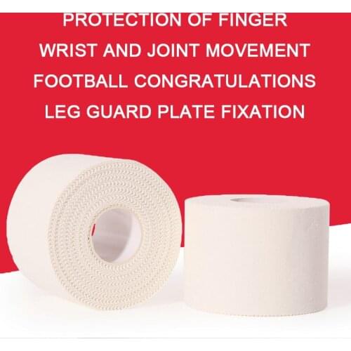 White Sports Tape Kinesiology Taping Sport Elastica Muscle Knie Bandage Strain Injury Support Jagged Sticker Fingers Protection