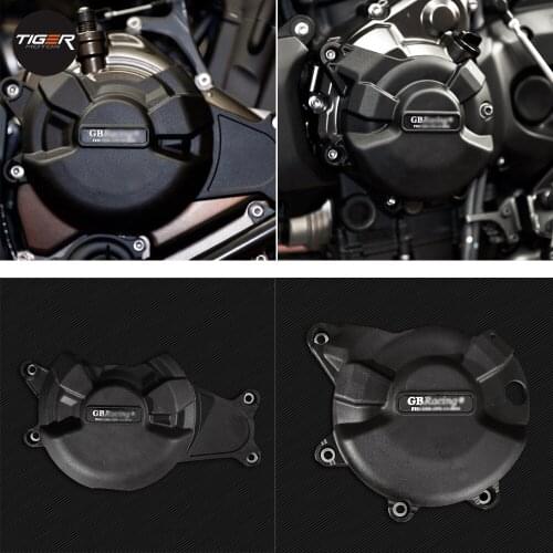 Motorcycle Secondary Engine Cover Set Case for GB Raing for Yamaha MT-07MT07 Tracer 2014-2019