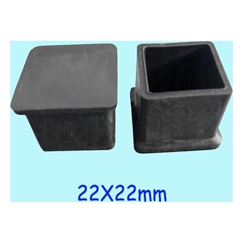 22*22mm table feet cover Cap,Wood feet leg furniture square tube feet pad pipe ending wrapping plastic protector moisture proof