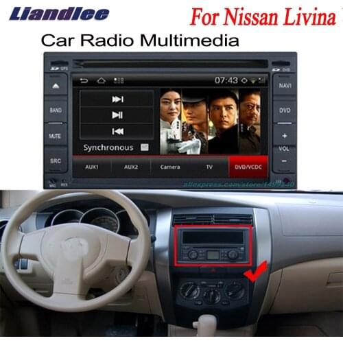 Liandlee 2 Din Car Android GPS Navi Navigation Maps For Nissan Livina Urban 2006~2011 Radio CD DVD Player Audio Video Stereo