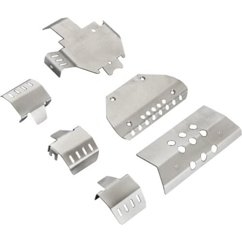 RC Car Metal Bumper Chassis Armor Protection Skid Plate for Traxxass TRX-6 TRX6 G63 TRX-4 TRX4 G500 Option Upgrade