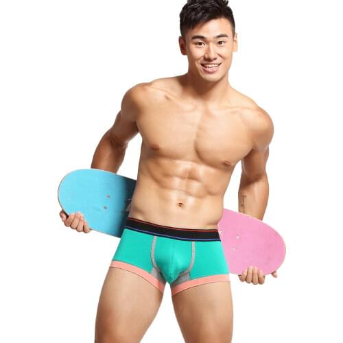 New Brand seobean mens underwear cotton solif shorts cotton underwear boxer shorts male underwear