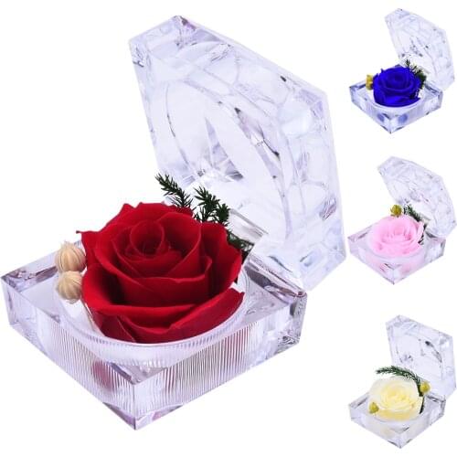 New Arrival Preserved Rose Real Mothers Day Mom Valentine Christmas Preserved Rose Anniversary Valentines Day Gifts Flowers