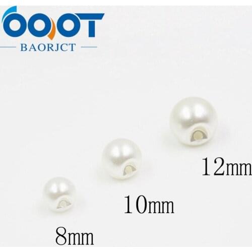 OOOT BAORJCT 179186,fashion imitate pearl buttons ,DIY handmade clothing accessories, coat clothes Sewing shank buttons , 10pcs
