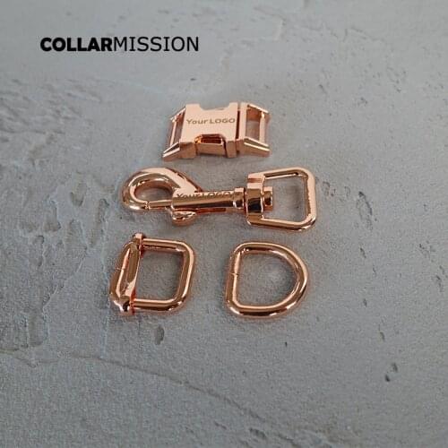 Engraved buckle, We provide laser engraving service customize LOGO 15mm customized dog collar Bag Backpack durable diy parts