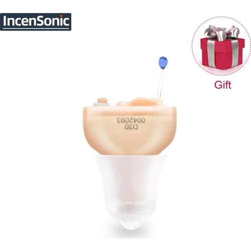 Hearing Aid audifonos D30 ITC 8 channels Invisible In Ear Digital Mini Hearing Aids Sound Amplifers Adjustable Ear Aids Hearing
