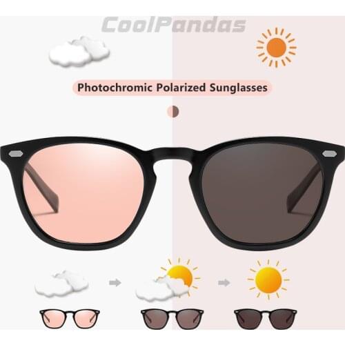 2019 Classic Retro Women Cat Eye Sunglasses Photochromic Polarized Pink Sun Glasses Men Eyewear Oculos gafas de sol mujer UV400