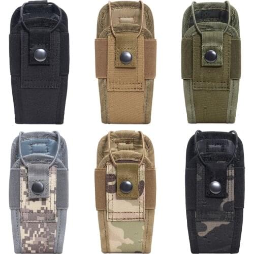Radio Pouch Walkie Holster Talkie Holder Waist Belt Bag Molle Radio Pouch Holder