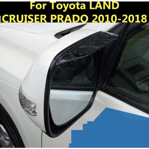 Dedicated rearview mirror rain block eyebrow Reversing mirror clear rain block eyebrow For Toyota LAND CRUISER PRADO 2010-2018
