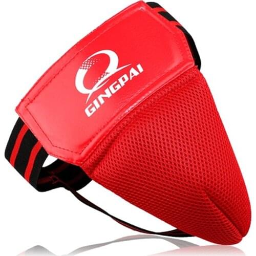 GINGPAI Sanda Protector MMA Groin Guard Protective Safety Cup Martial Arts Boxing Protector Sports Training Protective Gear