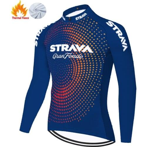 Strava Winter Thermal Fleece Wielerkleding 자전거 Джерси Cycling Tricota Maillot Hombre Jersey Ciclismo Fietskleding Heren