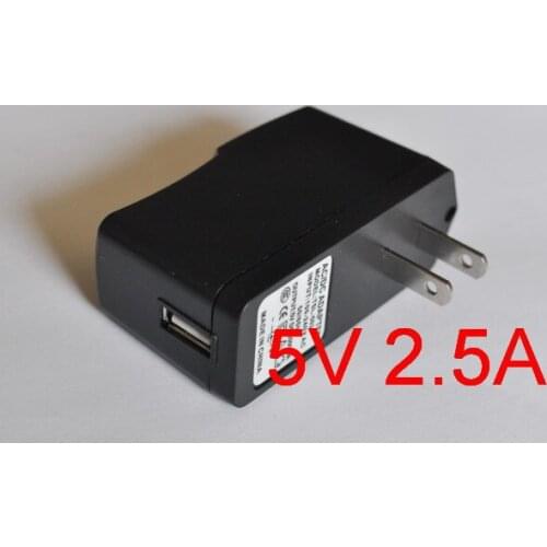 50PCS High quality IC program 5V 2.5A US plug USB Charger Power Adapter with USB Charger for Tablet PC+Free shipping