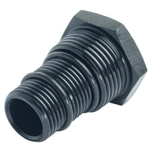 Car Oil filter Adapter Universal 3/4NPT Automotive Threaded Oil Filter Adapter Black 1/2-28 to 3/4-16 13/16-16 Auto Car Repair