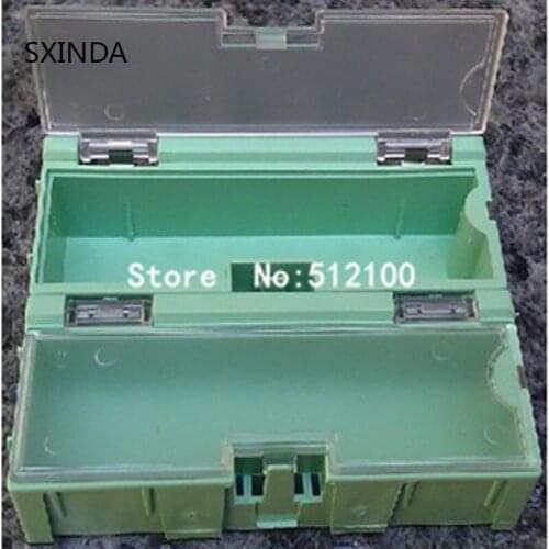 FREE SHIPPING 10PCS/LOT Components box Electronic Case Component Boxes Storage SMD Box 75 x31.5 x 21.5mm