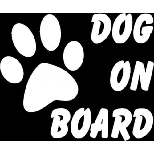 Baby Pet Dog On Board Car Stylish Car Stickers Reflective Warning Sign Dacel