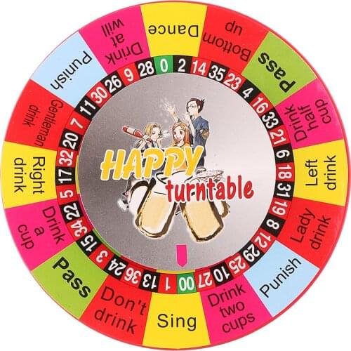 Electric Turntable Novelty Drinking Game Adults Bachelorette Party Supply