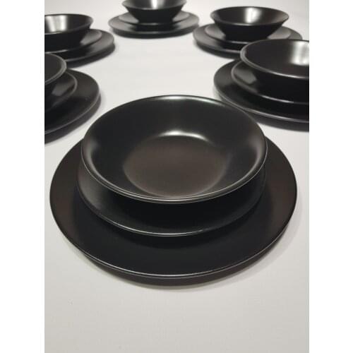 Matte Black 6 Seater Dining Set 18 Repair Part