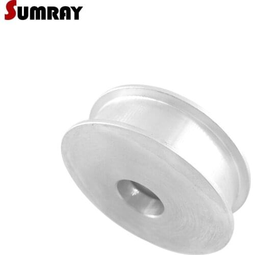 SUMRAY 3M Idler Pulley 40T Bore 5/6/8/10/12/15mm Synchronous Pulley Wheel 11/16mm Belt Width NO Teeth Tension Belt Idler Pulley