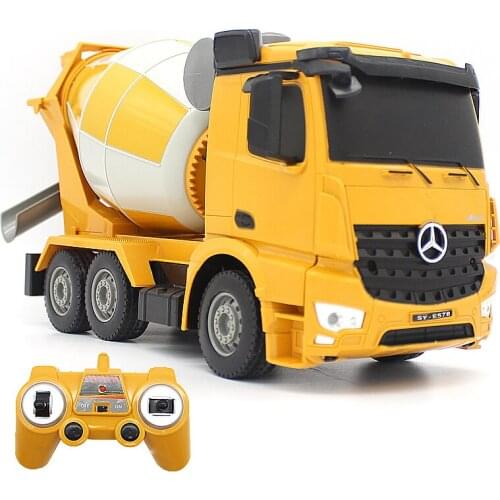 RC Truck 2.4Ghz 6 Channel 1:24 RC Excavator toy RC Engineering Car Alloy and plastic Excavator RTR For kids Christmas gift