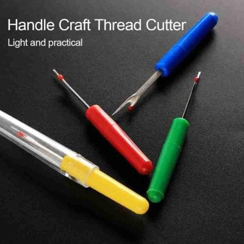 Pointed Stitches Removed Tool DIY Craft Thread Cutter Seam Ripper Cross Stitch Sewing Accessories Tools Safe Plastic Handle