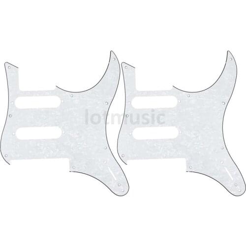 2 pcs Electric Guitar Pickguard For YAMAHA Pacifica 112V replacement 3ply White Pearl