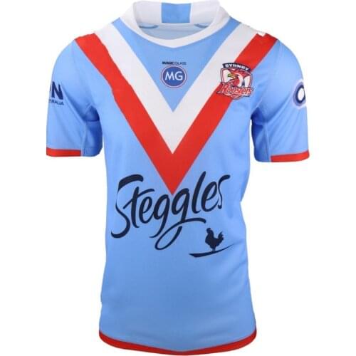 2021 SYDNEY ROOSTERS TRAINING RUGBY JERSEY 2022 Sydney Roosters Home/Away Rugby Jersey size S-3XL-5XL
