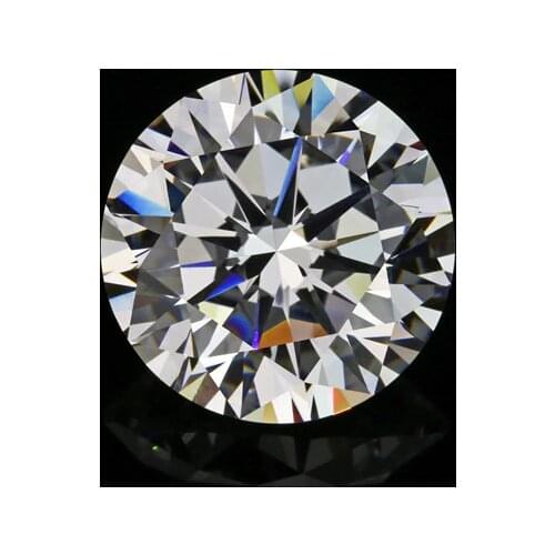 AAAAA 7.25-12mm Round Brilliant Cut 8 hearts and 8arrows White color Synthetic Cubic Zirconia Loose CZ Stone