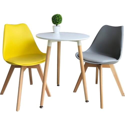 Home balcony small round table reception discussion tables and chairs simple leisure dining table coffee shop table