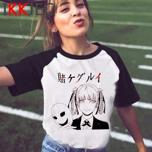 Kakegurui Yumeko Jabami Cool Japanese Anime T Shirt Men Harajuku Funny Cartoon T-shirt Streetwear Graphic Tshirt Top Tees Male