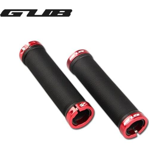 GUB Bike Handlebar Grips Mountain Road Bike Non-Slip Dustproof Leather Grips Suit For 22mm Diameter Bicycle Handlebar