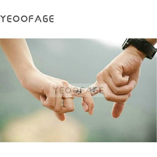 DIY Diamond Painting Cross Stitch Pattern 5D Diamond Embroidery Hand in hand Mosaic Picture Resin Full Drill Home Decor