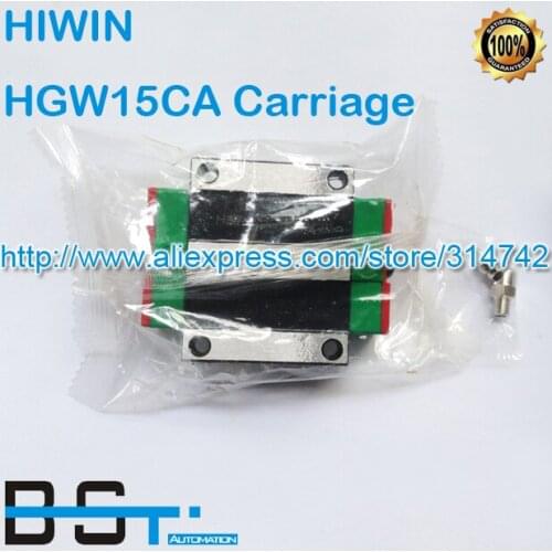New Original HIWIN Linear guide Flange carriage blocks HGW15CA # match with HGR15 rails
