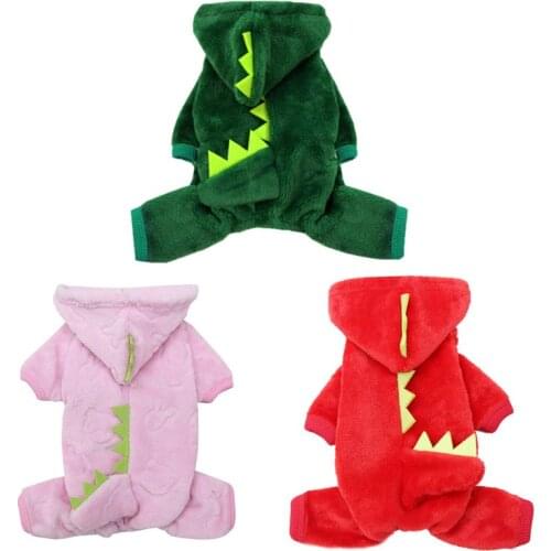 Pet Dog Clothes Hoodie Dogs Clothes Pajamas Outfits Plush Clothes Funny Cute Costumes Winter Warm Plush Cat Coats Smal Dogs Cats