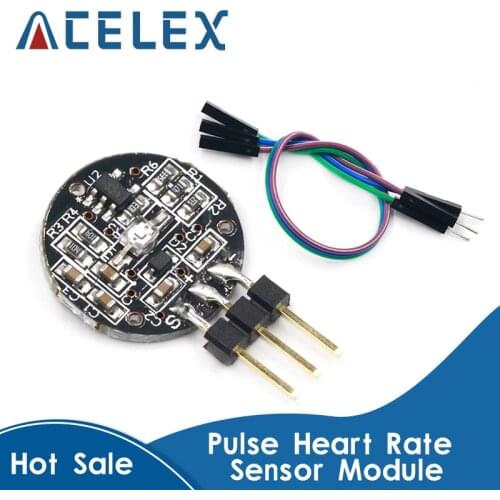 Pulsesensor pulse heart rate sensor for Arduino open source hardware development pulse sensor
