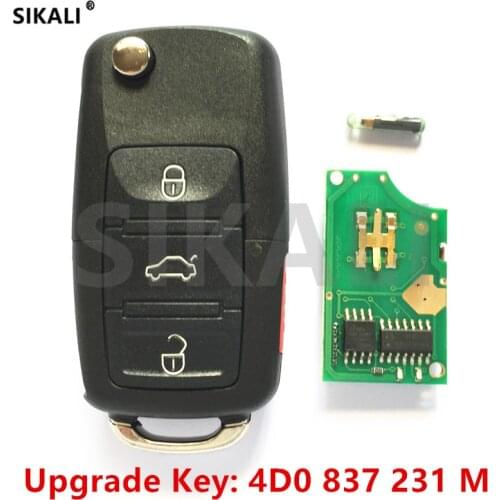 SIKALI 231M 315MHz Remote Key for AUDI A6 S6 TT Quattro 4D0837231M 4D0 837 231 M Car Auto Vehicle 2002-2004