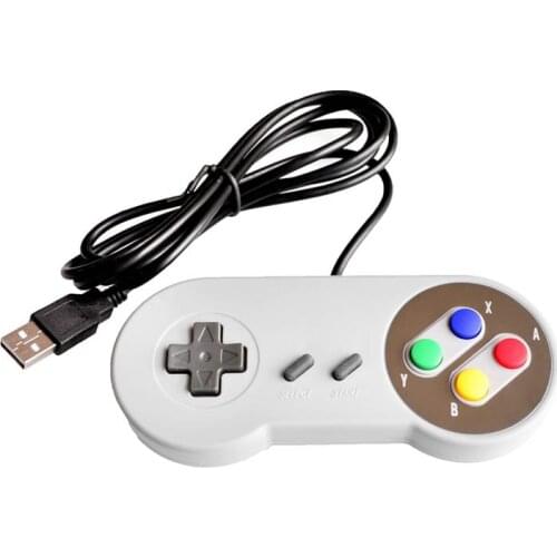 Raspberry Pi 3 Model B /PC/NESPi Case No Driver USB Game Controller Handle