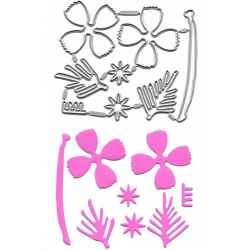 Flower Metal Cutting Dies Scrapbooking Album Paper Cards Metal Crafts Embossing Folders Making Template Greeting Card Die Cut