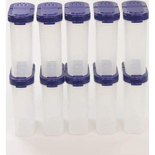 Tupperware Large Giant Spice Rack 270 ml(10) Blue Spice Containers Seasoning Cans Large