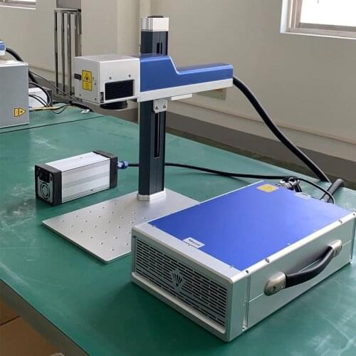 Easy To Carry Portable Wuhan Abs Laser Marking Machine For Material And Mini Pvc Rubber