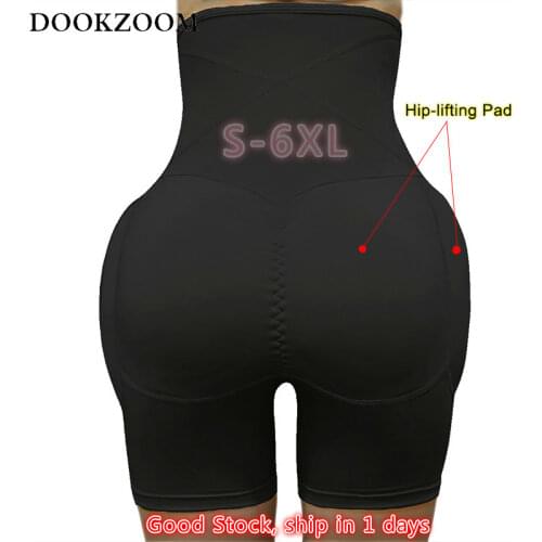 High Waist Tummy Control Panties Stomach Hip Pad Firm Control Shapewear Body Shaper Butt Lifters Bodysuit Booty Butt Enhancer