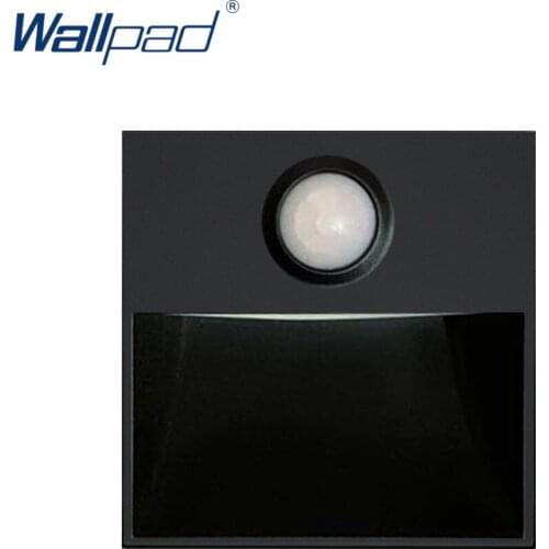 Wallpad Luxury Motion Sensor Footlight Switch Function Key For Wall White And Black Plastic Module Only