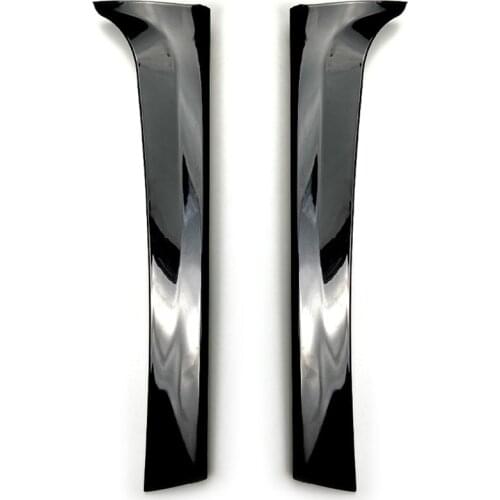 Back Window Rear Spoiler Side Wing Splitter Trim for Tiguan MK2 2017 2018 Gloss Black 2Pcs