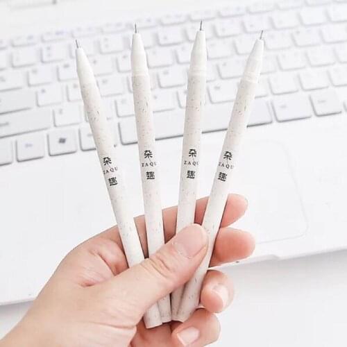 12pcs/set Gel Pen Personality Black Pen 0.38mm Gel Ink Pen Exam Pencil School Office Supplies